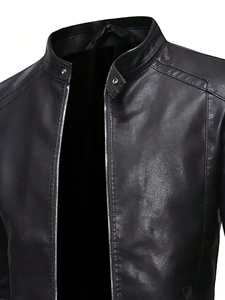 เสื้อแจ็กเก็ตหนังขี่มอเตอร์ไซค์สำหรับผู้ชาย, เสื้อแจ็คเก็ตหนังแท้ caffe RACER สำหรับขี่มอเตอร์ไซค์ - Product Image 4