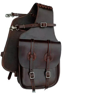 Material de cuero, buen diseño para bolsos de sillín de caballo, bolsos de sillín recién llegados de alta calidad con bolsos de sillín de caballo de Color sólido - Product Image 6