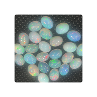 Opale naturelle éthiopienne 6x6mm cabochon - Haute qualité, respectueuse de l'environnement, certifiée par une tierce partie, Alif International Direct