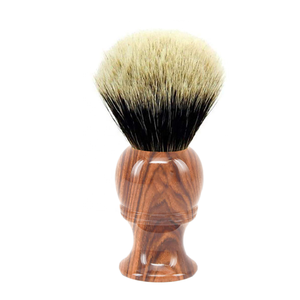 Brocha de Afeitar de Lujo para Hombre Shave Edge, Pelo Sintético de Pelo de Mapache, Cuidado Personal, Mango de Madera de Fabricante Pakistaní Profesional - Product Image 1