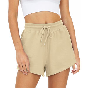 Pantalones cortos deportivos para mujer, nuevo diseño, talla grande, venta al por mayor, logotipo personalizado, botón, patrón de bolsillo, decoración, tela de moda - Product Image 6