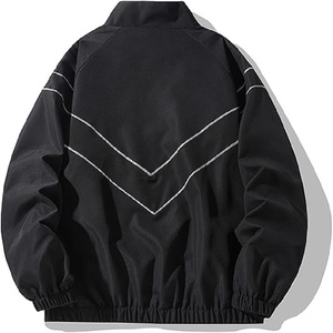 Veste coupe-vent haute qualité avec logo personnalisé Veste coupe-vent surdimensionnée pour hommes Ensemble survêtement en nylon - Product Image 6