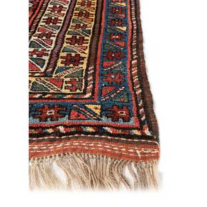 Alfombra de Lana Anudada a Mano Kiaan 9x12, Rectangular, Geométrica, Rosa y Morada, para Decoración de Sala de Estar o Pasillo - Modelo Paem-611 - Product Image 4