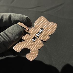 VVS Lab Grown Diamond 925 Silver Bustdown Pendentif en forme de lettre glacé avec nom personnalisé CVD Diamonds Breloque en forme de lettre Hip Hop pour cadeau - Product Image 2