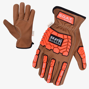 Skatiq SG-9031 Original Gants de sécurité en peau de chèvre doublés résistants à l'huile et à l'eau avec résistance aux chocs - Product Image 4
