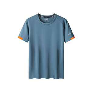 T-shirt à manches courtes pour homme, haut de Sport, d'entraînement, Fitness, Gym, été - Product Image 5