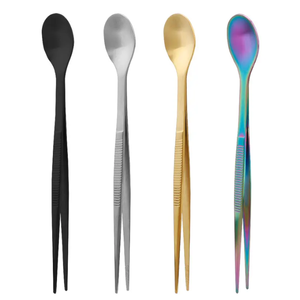 แหนบบาร์น้ำแข็งยาว30ซม. ทำจากสเตนเลสสตีลใช้ในครัวทนทานใช้ในครัวออกแบบโลโก้ได้ตามต้องการ - Product Image 1