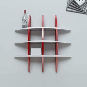 Estante de madera con forma de globo único para montar en la pared, estante de pared para comedor y sala de estar para niños, decoración del hogar - Product Image 5