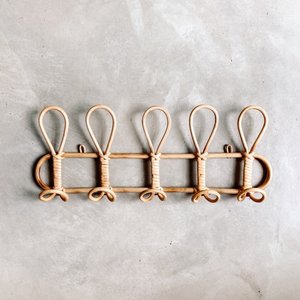 Handmade Rattan Hanging <b>Hooks</b> <b>for</b> Shoe Bag <b>Coat</b> Hanger Home Decoration Wall Hanging Clothing <b>Hook</b> - Product Image 5