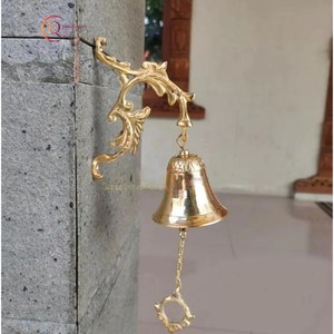 Campana colgante de puerta hecha a mano para CELEBRACIÓN DE Navidad de Metal de estilo Vintage personalizada, diseño creativo, decoración para el hogar, Hotel y exteriores - Product Image 3