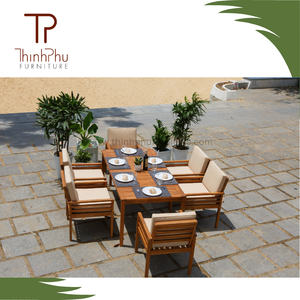 Proveedor de Vietnam, silla de jardín KD de madera de diseño contemporáneo para comedor al aire libre, restaurante, Hotel, cocina, patio, Villa, uso - Product Image 1