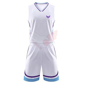 Uniformes de basket-ball de couleur blanche, nouveau Design, uniformes de basket-ball entièrement personnalisés de qualité supérieure, dernier prix - Product Image 1