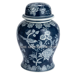 โถขิงตกแต่งพิมพ์ลายเคลือบทรงกลมทำจากอะลูมิเนียม - Product Image 4