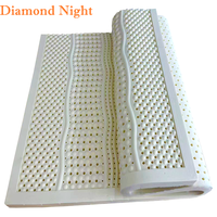 Matelas en latex blanc moderne et biologique, système de soutien, mobilier de maison, pliable pour l'école, l'hôpital, l'hôtel, mousse de lit en caoutchouc naturel