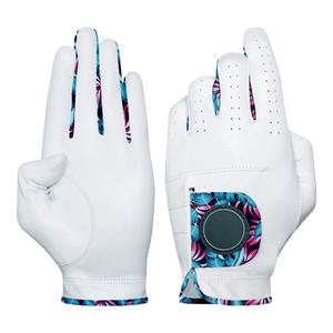 Fabrication professionnelle de gants de golf en cuir Cabretta Tissu respirant Logo personnalisé Matériau souple Gants de golf en peau de mouton durables - Product Image 4