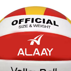 Pelota de voleibol de PVC personalizada directa de fábrica Alaay tamaño 5 Opción de pelota de cuero laminado - Product Image 6