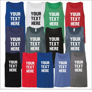 Bella + Canvas 3480 Unisex Adulto 4,2 oz Ringspun Jersey Tank Top Estilo casual Secado rápido XL Tamaño Bordado Capucha Impreso - Product Image 2