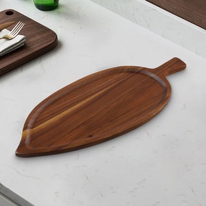 Platos de madera de estilo japonés tradicional, juego de vajilla de madera, utensilios de cocina hechos a mano, plato, presentación de comida - Product Image 5
