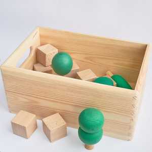 Cajas de almacenamiento de madera decorativas para cumpleaños y letreros de pared para manualidades, juguetes y recuerdos - Product Image 5