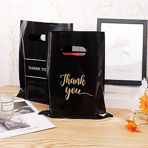 ถุงพลาสติก HDPE แบบตัดด้านข้างสำหรับเป็นของขวัญร้านขนมบรรจุภัณฑ์สำหรับช้อปปิ้ง - Product Image 1