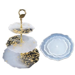 แท่นวางเค้กเรซินที่ทันสมัยพร้อมรายละเอียดของอาเกตที่ไม่เหมือนใครสำหรับโอกาสพิเศษ - Product Image 6