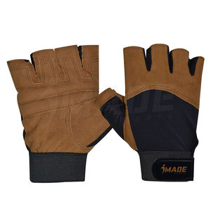 Gants d'entraînement en cuir pour la musculation, le crossfit et la powerlifting - Gants de gym personnalisables à bas prix - Product Image 1
