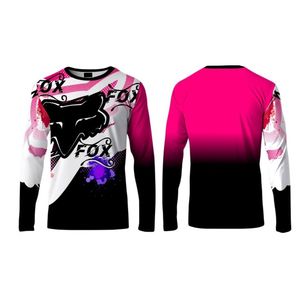 Chemise de course Pit Crew personnalisée en gros, respirante, été, imprimée par sublimation, spandex/polyester 220g, unisexe, moto - Product Image 5