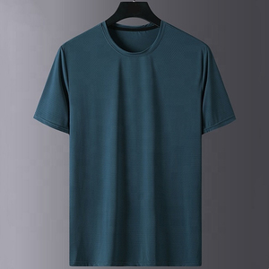 Camisetas de gimnasio de entrenamiento de calidad superior para hombre, camiseta de manga corta, ropa activa de talla grande, camisetas deportivas Unisex - Product Image 1