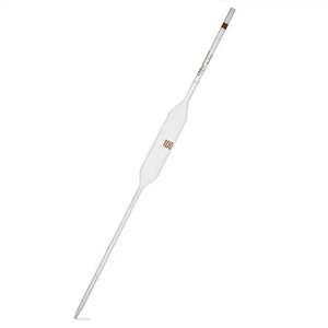Laboratory 1ml Volumetric <b>Pipette</b> with Borosilicate Clear Glass Single Graduation Mark and High Precision - Product Image 3