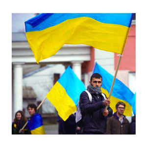 2024 Euro celebrazione del calcio di vendita caldo 100% poliestere resistente 90x150cm personalizzare bandiere 3x5 ft bandiera <span class=keywords><strong>ucraina</strong></span> - Product Image 3