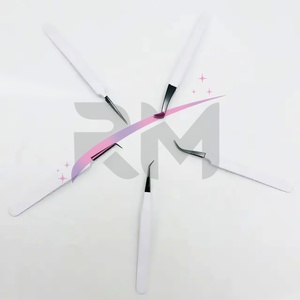 Embout de plasma noir RMI et embout de fibre de couleur enduit de poudre blanche 5 pièces emballage de boîte de carte noire - Product Image 3