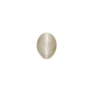 Pierre précieuse naturelle œil-de-chat 6,57 carats, taille ovale, jaune/doré, haute qualité, pour accessoires de bijouterie avec effets lumineux - Product Image 1