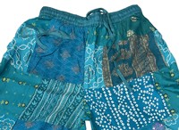 Nouveau Patch travail pantalon à jambes larges rayonne indienne femmes Palazzo pantalon en gros prix usine pantalon Tribal Harem Style Palazzo GypsyPant