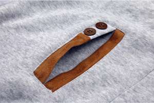 Sudadera Hombre Alta Calidad Piel De Venado Manga Larga Slim - Product Image 5