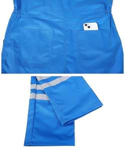 Class 3 Orange FR or Fire Retardant Cotton with Reflective <b>Tape</b> Flame Retardant Coverall Safety Clothing - Product Image 6