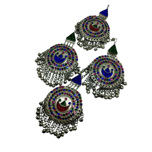 Wholesale Price New Design Indian Bollywood Style Afghan Antique Jewelry Women Fashion Jewelry Earrings Sets Available for Sale - Product Image 3