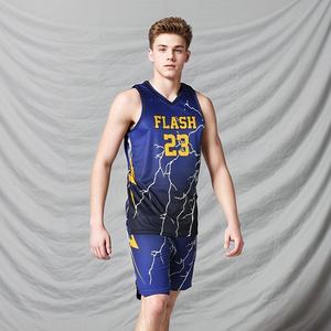 Créez votre propre logo, uniforme de basket-ball respirant, grande taille, sans manches, 100% polyester, prix avantageux, vente flash - Product Image 3