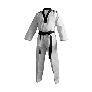 Traje de Karate WTF, Conjuntos de Uniforme con Logotipo Personalizado en la Parte Delantera, 100% Algodón, Ligero y Transpirable, Ropa de Artes Marciales - Product Image 2