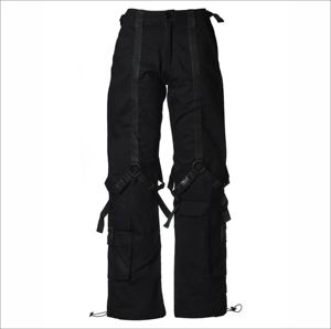 Pantalones Punk Goth al por Mayor, Estilo Grunge, Mezclilla Negra Transpirable, Moda Coreana, Bolsillos, Pierna Recta, Ropa Urbana para Mujer, Estilo Hippie Y2K - Product Image 3