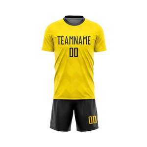 Ensemble de maillots de football, t-shirts et shorts 2025, uniformes d'entraînement de football, costume de football en polyester pour adultes et jeunes, nom de l'équipe - Product Image 5