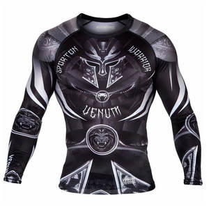 Entraînement HD Print Rash Guard Manches Longues MMA BJJ Chemise Ajustement Personnalisé Compression À Séchage Rapide Jiu Jitsu Kimono Kimono de Jiu Jitsu - Product Image 4