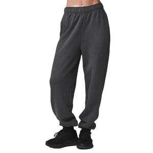 Wholesale <b>Women</b> Soft Lounge Sweatpants Thick Fleece Joggers High Waist <b>Warm</b> Winter Pants Custom Logo Casual Daily Wear <b>Trousers</b> - Product Image 1
