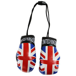 Haute qualité raisonnable prix de gros voiture gants de boxe miroir suspendu pendentif PVC cuir voiture Auto décoration gants de boxe - Product Image 1