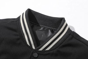 Veste bomber universitaire en cuir de baseball pour homme de qualité supérieure, fabrication en gros avec décoration brodée, meilleur prix - Product Image 4