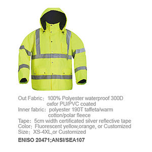 Gilet de sécurité professionnel haute visibilité gilet de sécurité en maille pour hommes femmes travail cyclisme coureur néon - Product Image 6