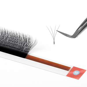 LiiLash prefabricadas W pestañas 0,05 trébol tallo largo ventilador fácil volumen extensiones de pestañas de visón W pestañas suministros al por mayor - Product Image 3