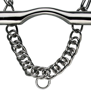 Bocado de Acero Inoxidable para Caballo con Cadena, Equipo de Equitación - Product Image 4