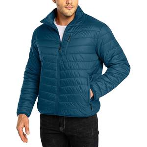 <b>Warm</b> Quilted Men Puffer Jacket Wholesale Factory Direct Custom Logo Hooded <b>Coat</b> Thermal <b>Waterproof</b> Outdoor Winter Outerwear - Product Image 1
