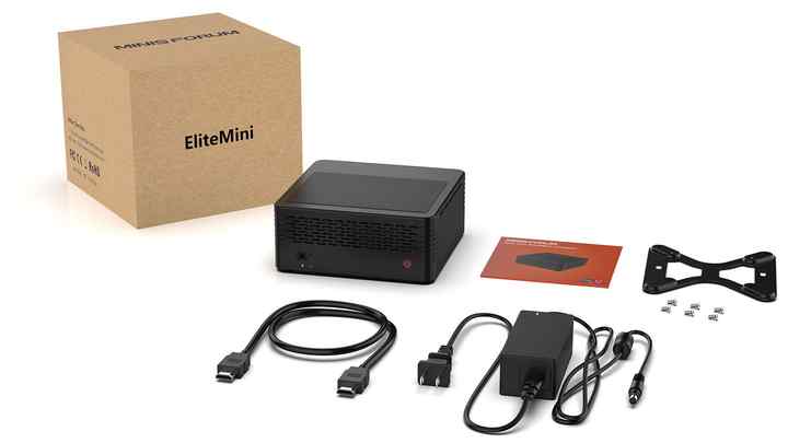 Original Mini Pcs MINISFORUM EliteMini X500 AMD Ryzen 7 5700G CPU 