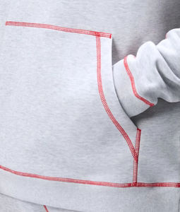 Sweat à Capuche Homme 100% Coton Surdimensionné Décontracté Poche Kangourou Respirant Anti-Transpiration pour Gym Street 2026 - Product Image 2